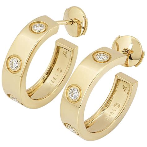 cartier love earrings dupe